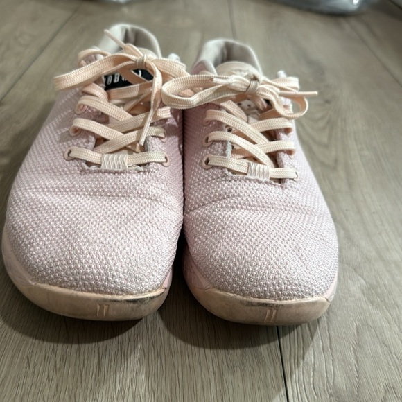 Nobull Blush Heather Lace Up Lightweight Breathable Trainers - Picture 3 of 7